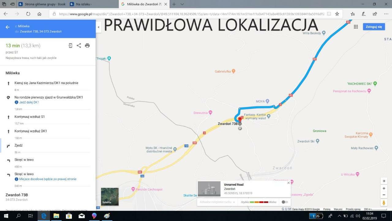 Villa Na Szlaku Zwardoń Esterno foto